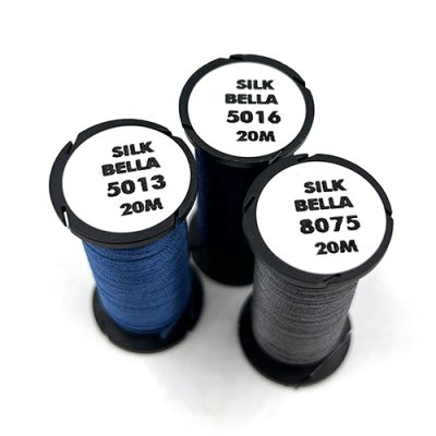Blue/Grey Silk For Small Stitches