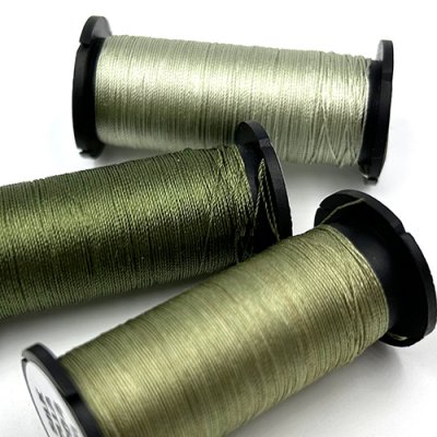 Sage Green Silk For Small Stitches