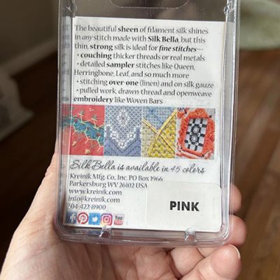 Pink Silk For Small Stitches