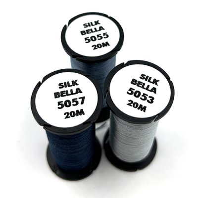 Slate Blue Silk For Small Stitches
