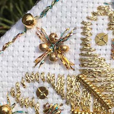 Gold Reflections Ornament