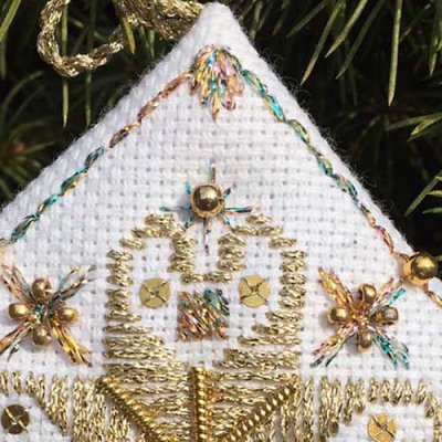 Gold Reflections Ornament