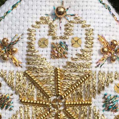 Gold Reflections Ornament