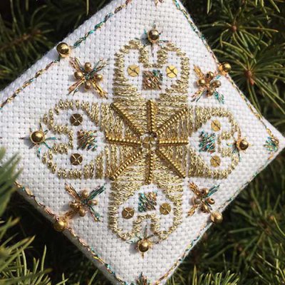 Gold Reflections Ornament