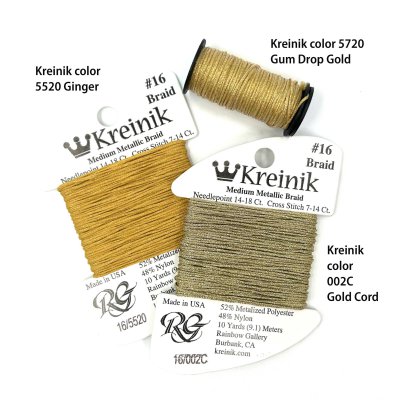 Kreinik metallic threads