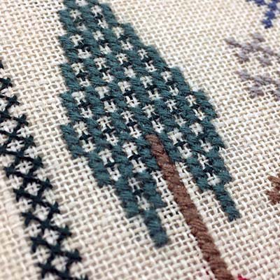 Use the natural silk sheen in specialty stitches