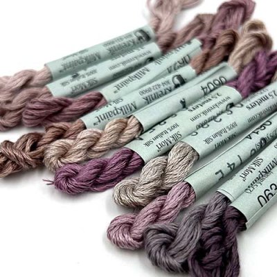 Thistle & Lavender Sampler Silk