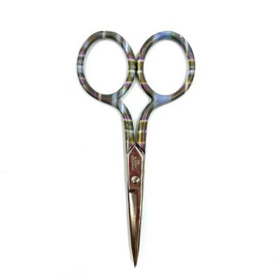 3.5" Tartan Blue Scissor x312