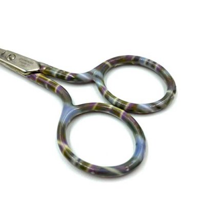 3.5" Tartan Blue Scissor x312