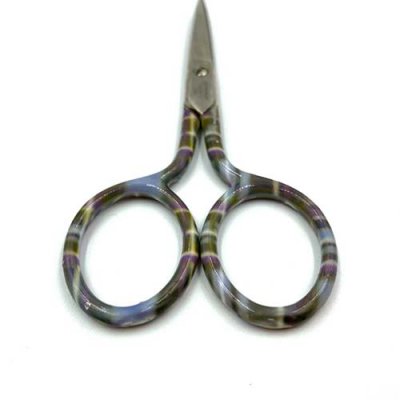 3.5" Tartan Blue Scissor x312