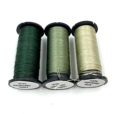 Sampler Green Silk For Small Stitches