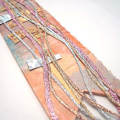 Iron-on Threads are a unique way to do fiber art projects