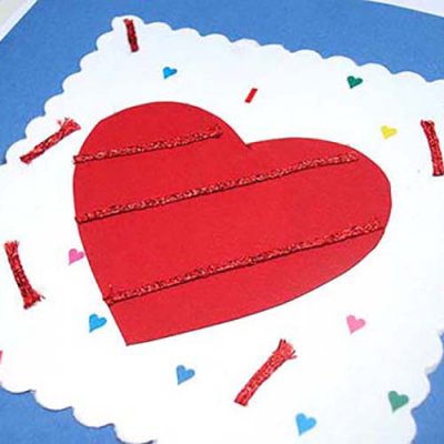 Decorate cut-out shapes with Iron-on Threads