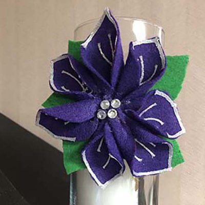 Kreinik Iron-on Thread for wedding centerpieces