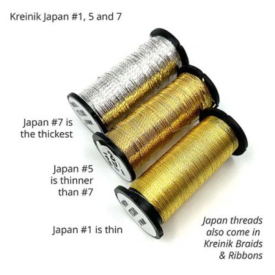 How to use Kreinik Japan Threads