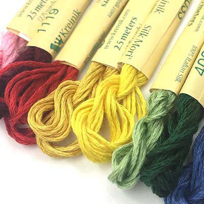Mixed Colors Italian Silk Set