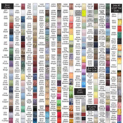 Color charts are printed color reference sheets