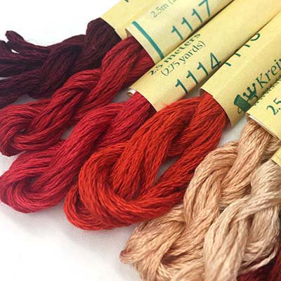 Red Italian Silk Set