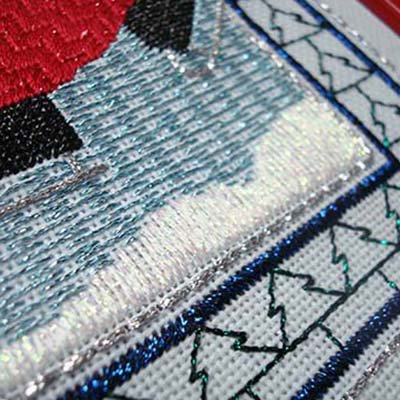 Use Ombre in satin stitch 