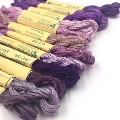 Purple Italian Silk Set