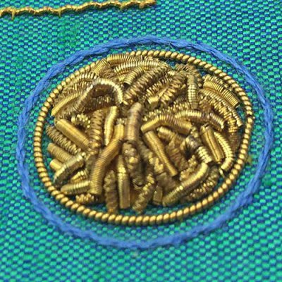 Real metal threads have decorated textiles for centuries