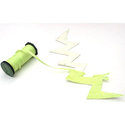 Lay Kreinik glow-in-the-dark thread on the tape