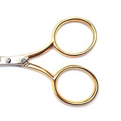 3.5" Gold Handled Embroidery Scissors