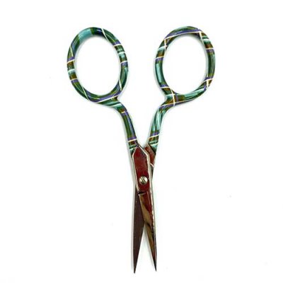 3.5" Tartan Green Scissor x313