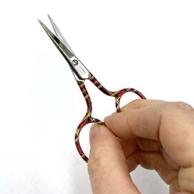 3.5" Tartan Red Scissor x311