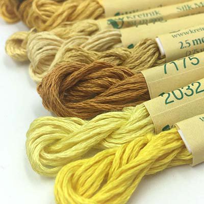 Yellow Italian Silk Set