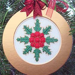 A Berry Holly-day ornament