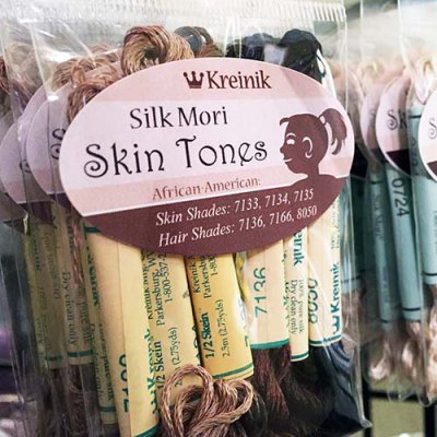 Kreinik Silk Mori African-American tones