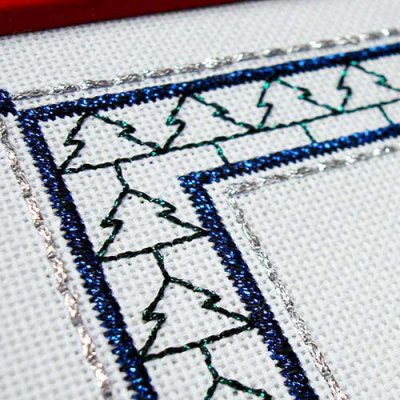 Backstitch lines