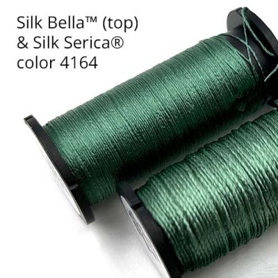 Silk Bella is the thinnest Kreinik silk