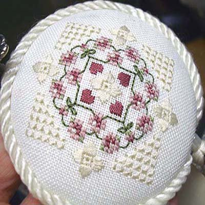 Use Silk Bella for pulled work in sampler designs