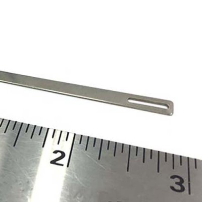 Use a bodkin to guide threads into place