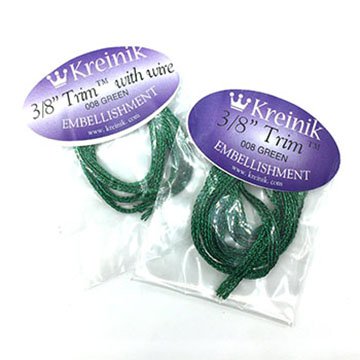 Kreinik 3/8" Trim comes in a wired or unwired version