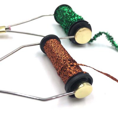 Two sizes of Kreinik Bobbins to fit all Kreinik thread spools for fly tying