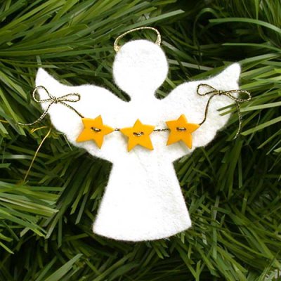 Make a bow using iron-on thread