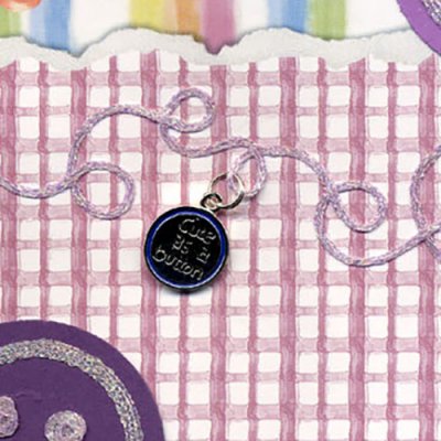 How to attach charms with iron-on thread