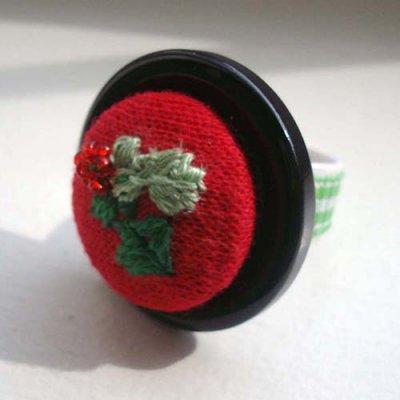Holly Berry Ring
