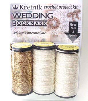 Wedding Crochet Bookmark Kit
