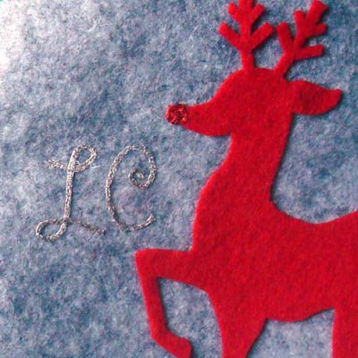 Made with Kreinik Iron-on Thread