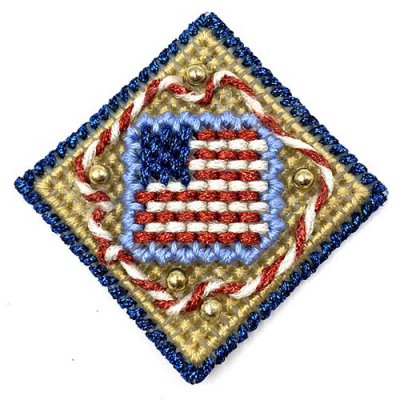 Patriotic Flag Pin