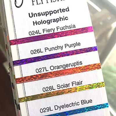 Find all colors in the Fly Tying Color Card