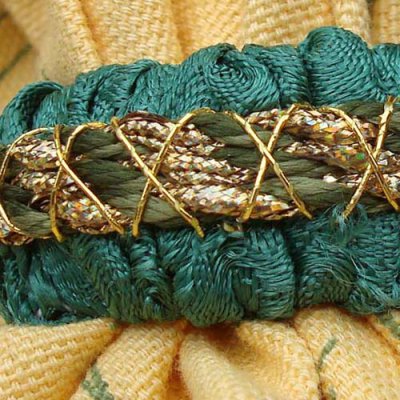 Golden Holiday Napkin Rings