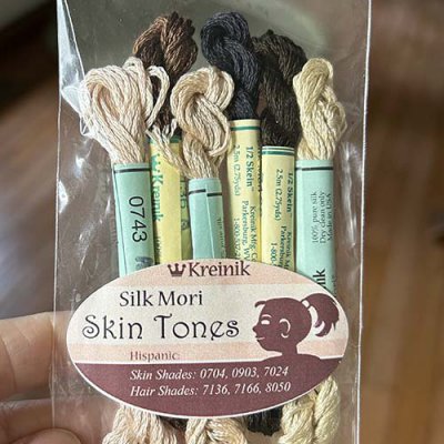 Kreinik Silk Mori Hispanic tones