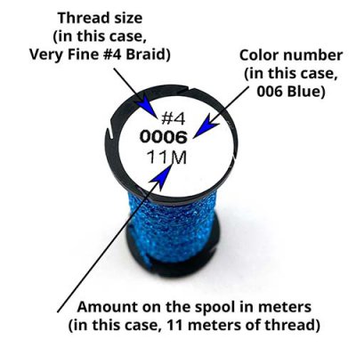 How to read the spool label