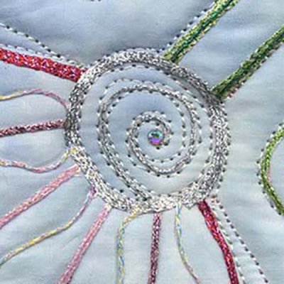 Iron-on ribbon is a fun, fast embellishment
