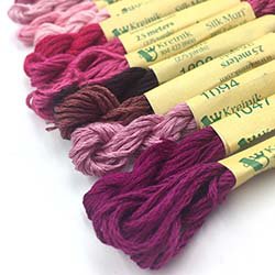 Kreinik Pink Italian Silk Set